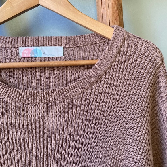 FP BEACH Oversized Tie-Able Side-Open Sweater S - Picture 4 of 6